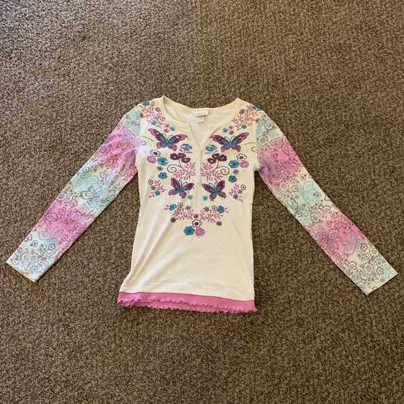 Limited Too Girls Long Sleeve Thermal Top